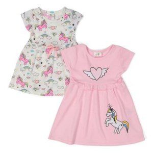 NWT A-line Unicorn dresses - 2 piece set